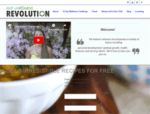 Tablet Screenshot of ourwellnessrevolution.com